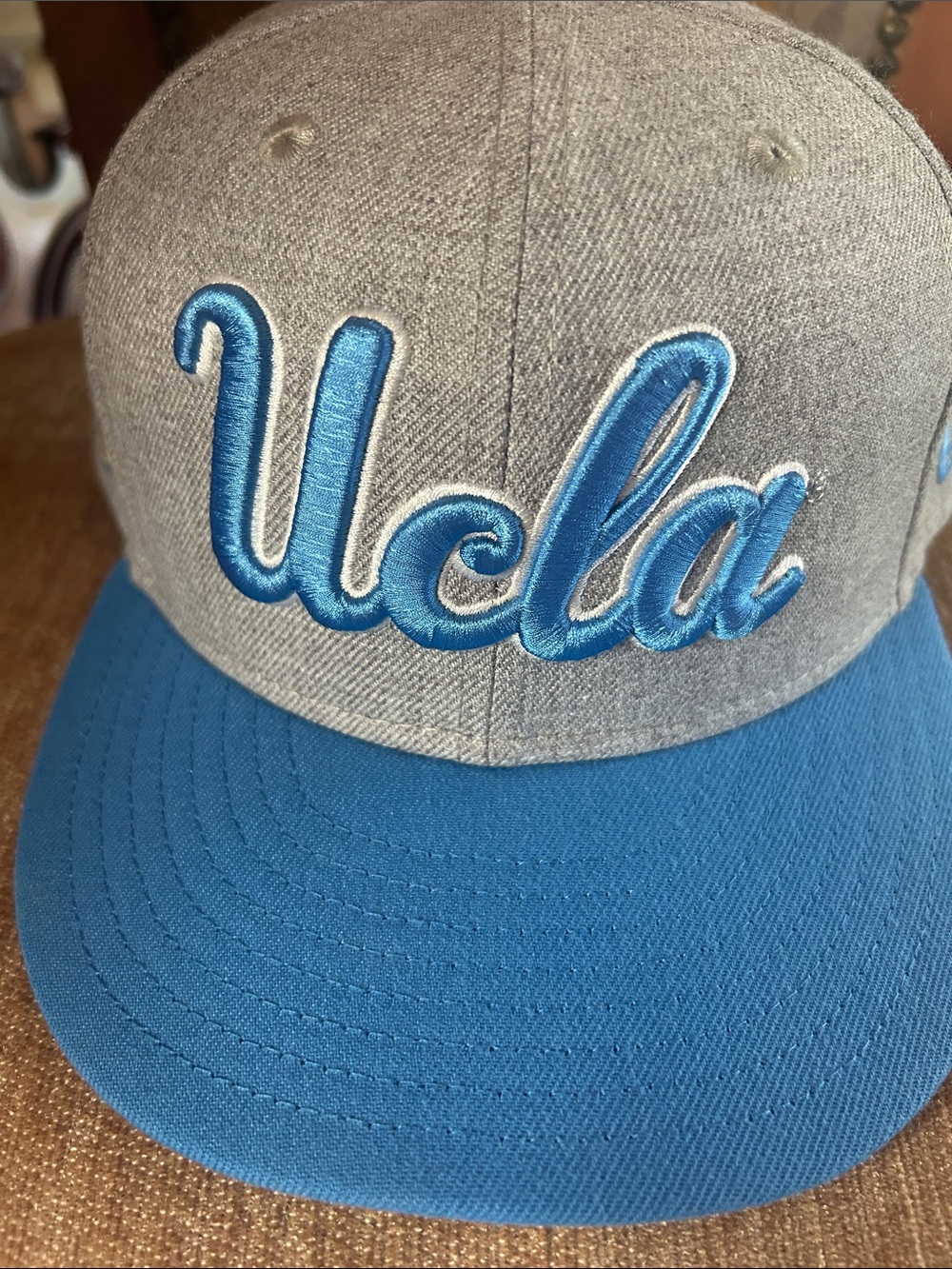 New Era UCLA Gray and Blue Snapback Hat